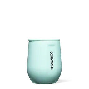 12oz Stemless in Neon Lights Sun-Soaked Teal Corkcicle