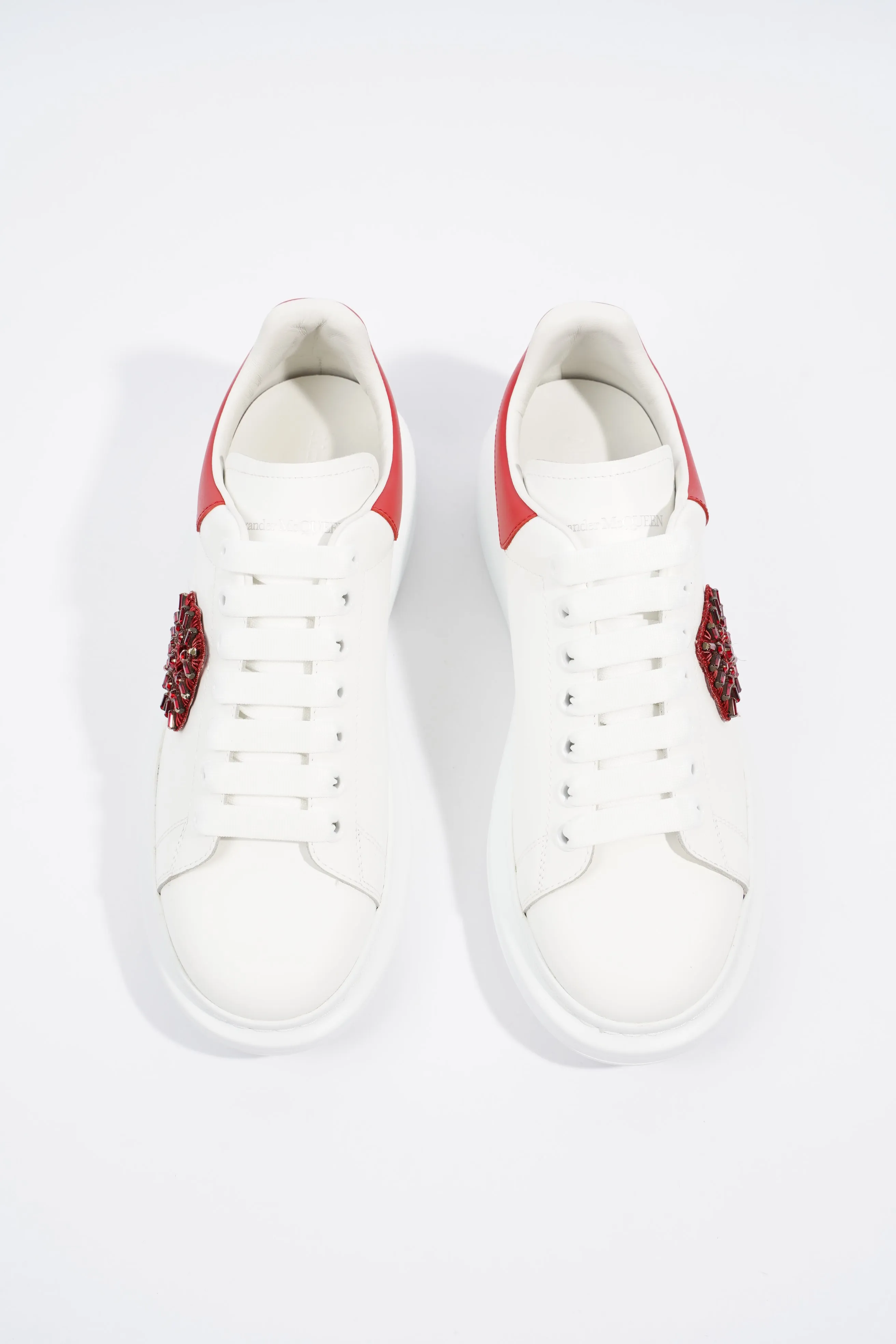 Alexander McQueen Oversized Sneaker Red Rose White EU 41 / UK 8