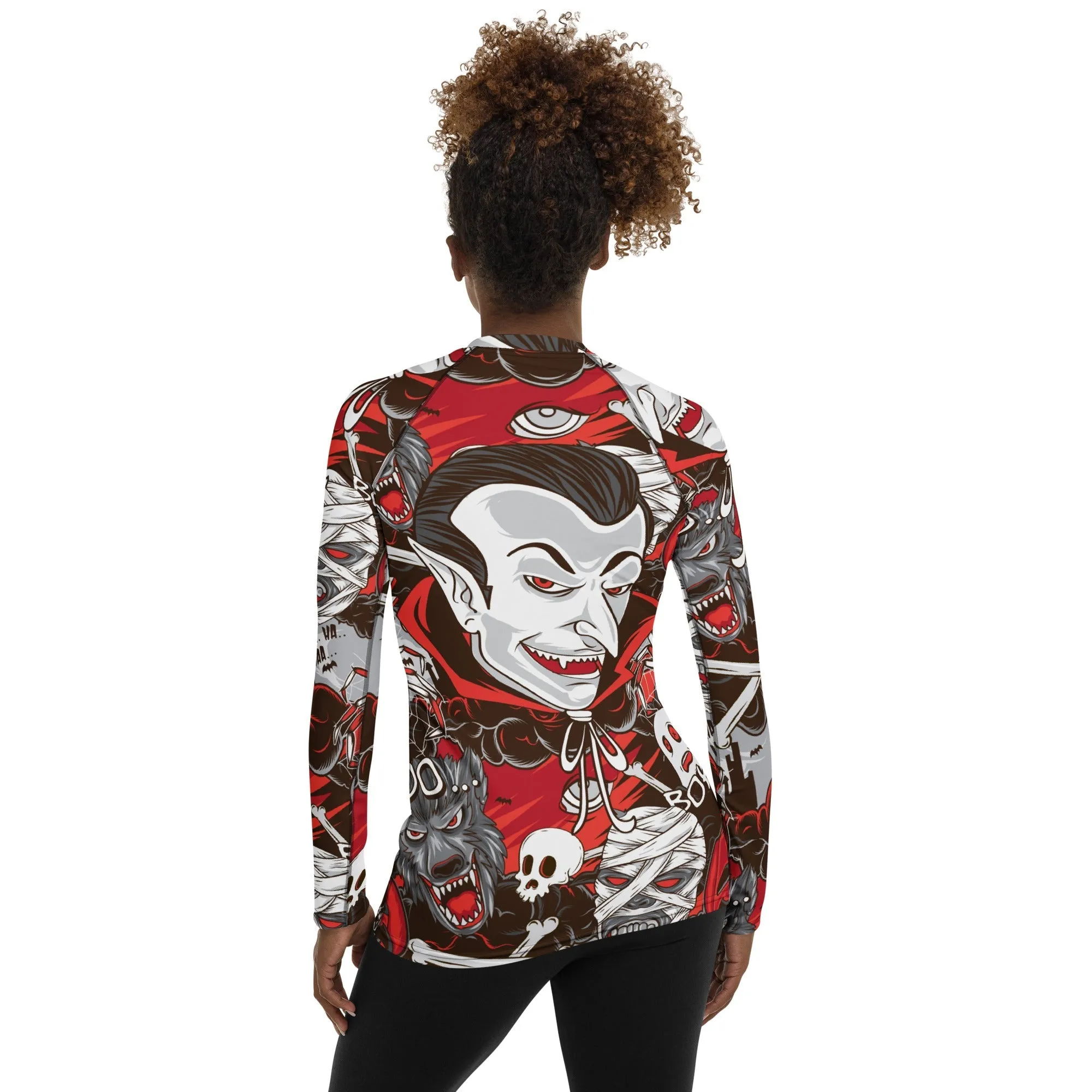 All The Horrors of Halloween Rash Guard