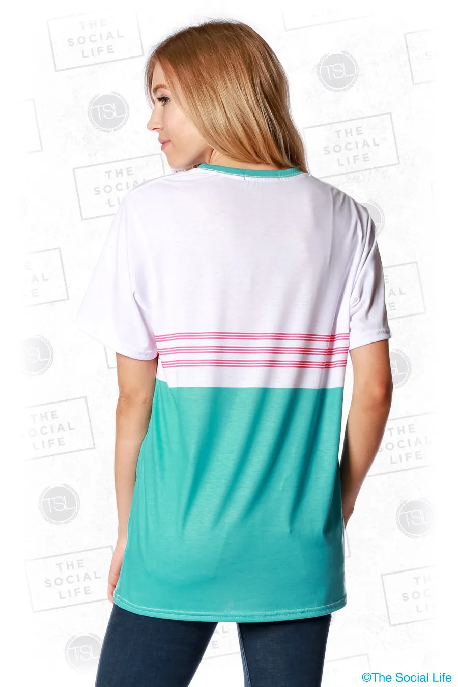 Alpha Chi Omega South Beach Tee