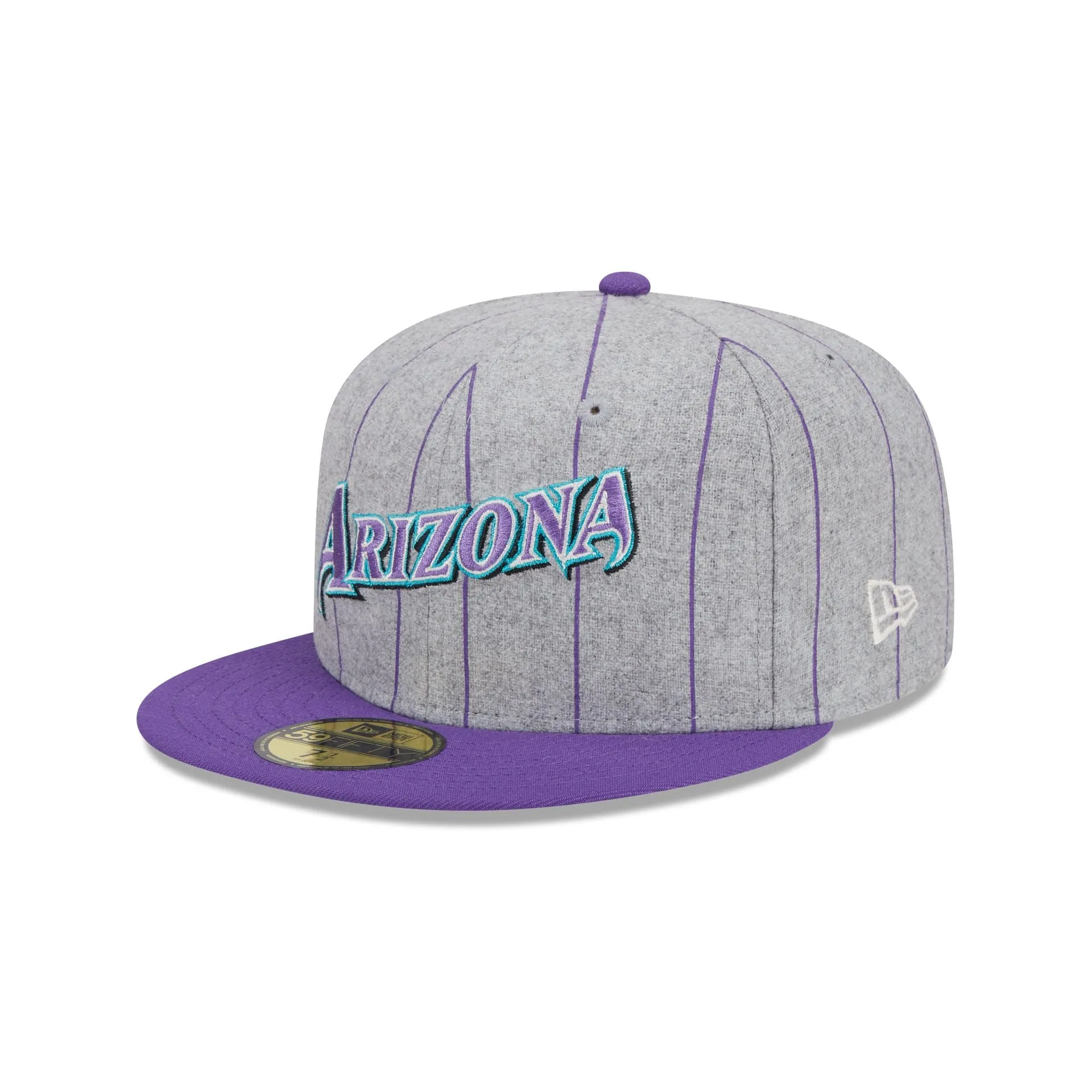 Arizona Diamondbacks Heather Pinstripe 59FIFTY Fitted Hat