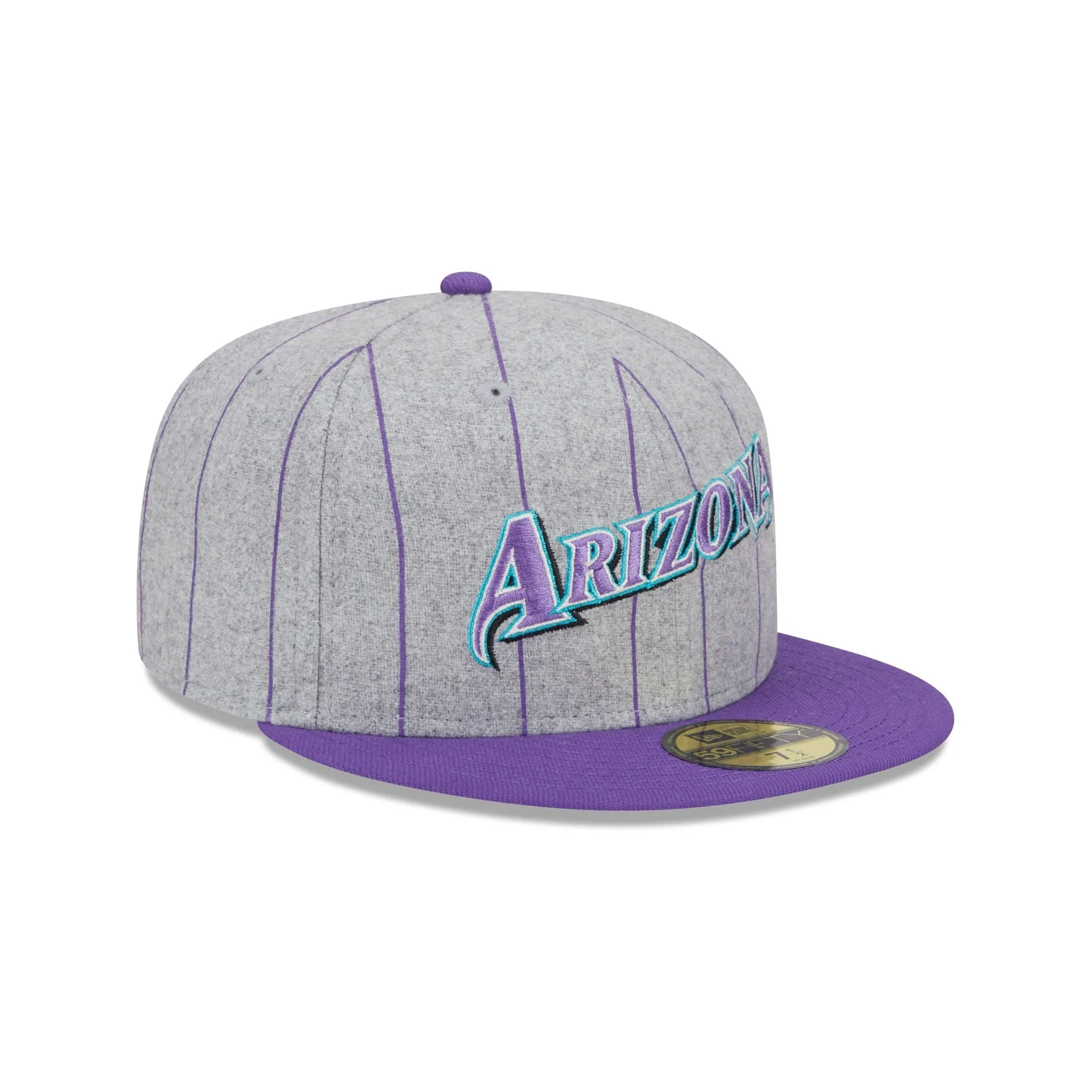 Arizona Diamondbacks Heather Pinstripe 59FIFTY Fitted Hat