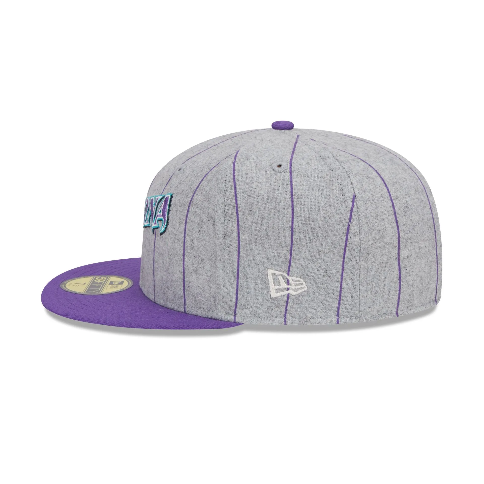 Arizona Diamondbacks Heather Pinstripe 59FIFTY Fitted Hat