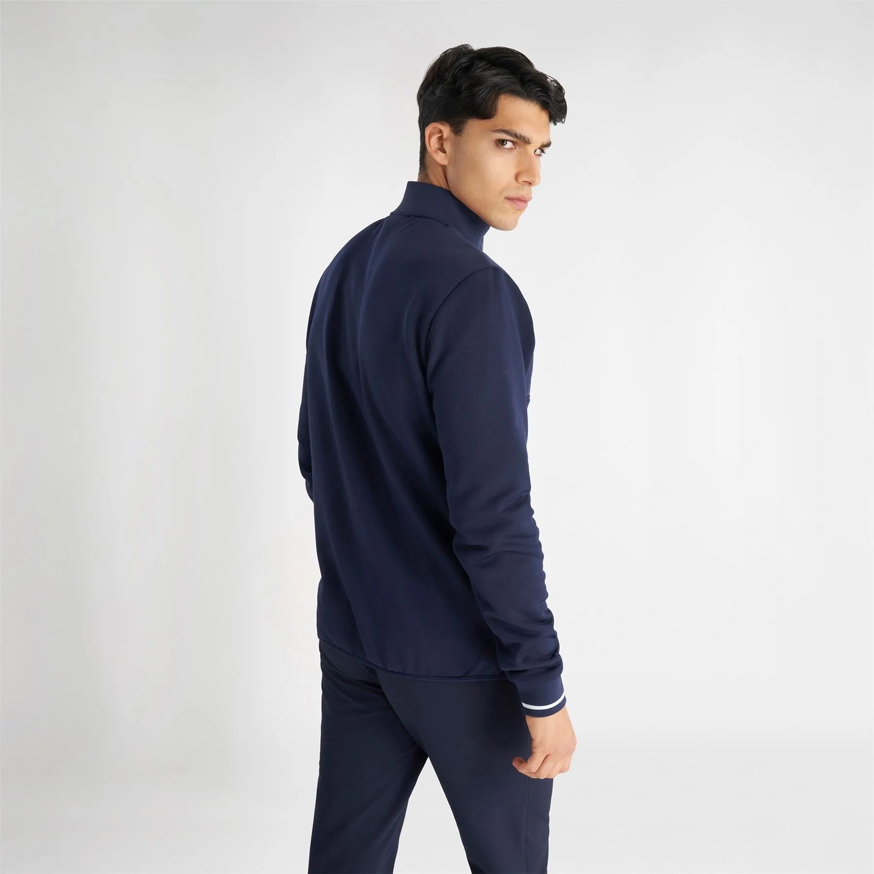 Baylor Creek Hybrid Half Zip Jacket Evening Blue - AW24