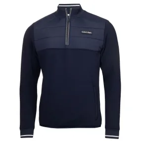 Baylor Creek Hybrid Half Zip Jacket Evening Blue - AW24