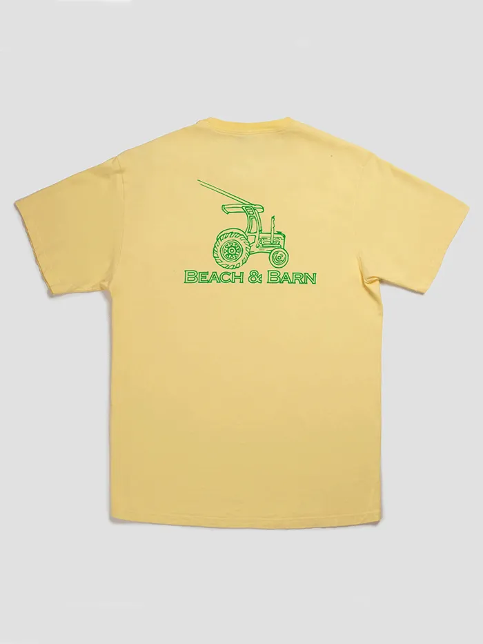 Beach & Barn BIG RIG Adult Short Sleeve T-Shirt Yellow