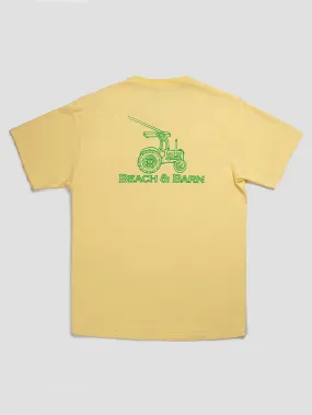 Beach & Barn BIG RIG Adult Short Sleeve T-Shirt Yellow