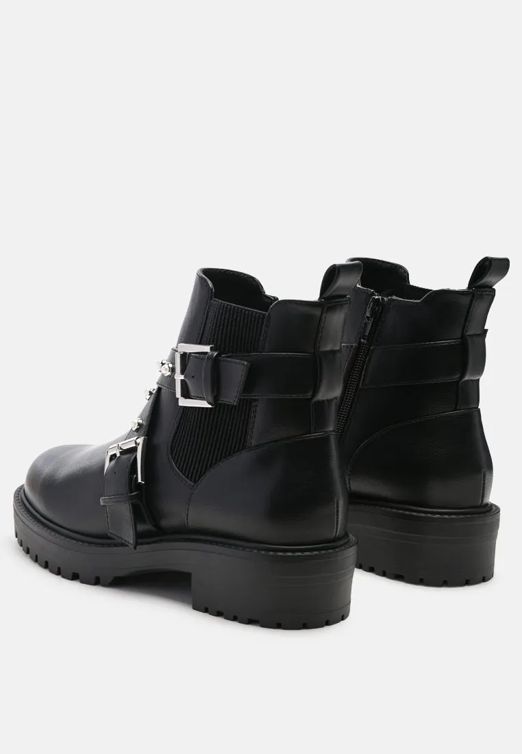 Biker Boots In Black