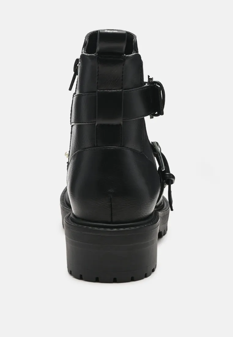 Biker Boots In Black