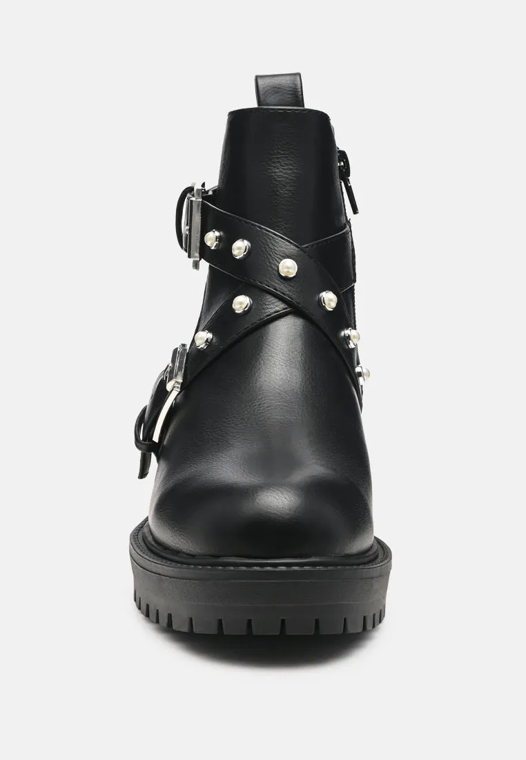 Biker Boots In Black