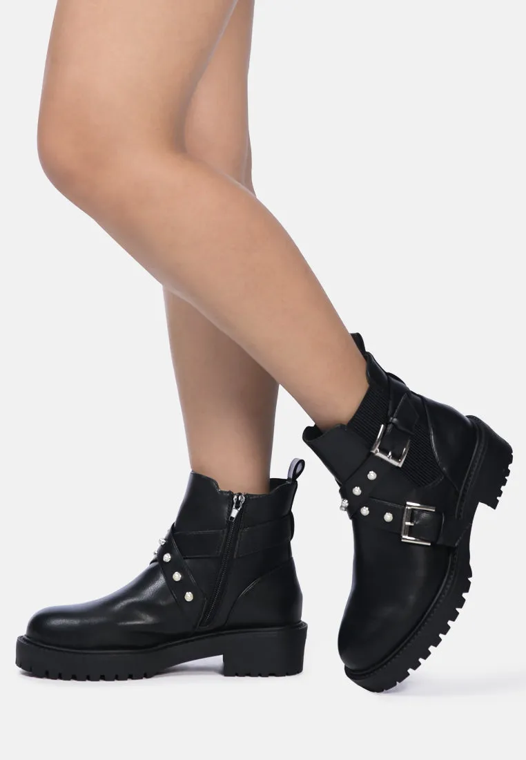 Biker Boots In Black