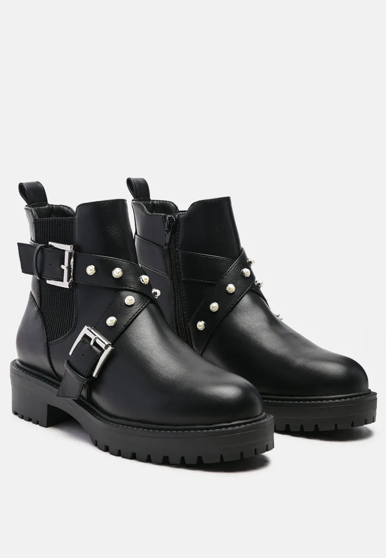 Biker Boots In Black