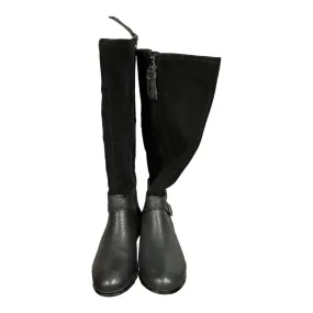 Black Boots Mid-calf Heels Clothes Mentor, Size 5.5