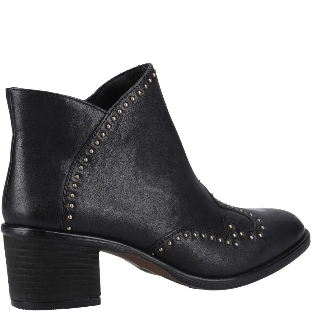 Black Waverly Ankle Boots