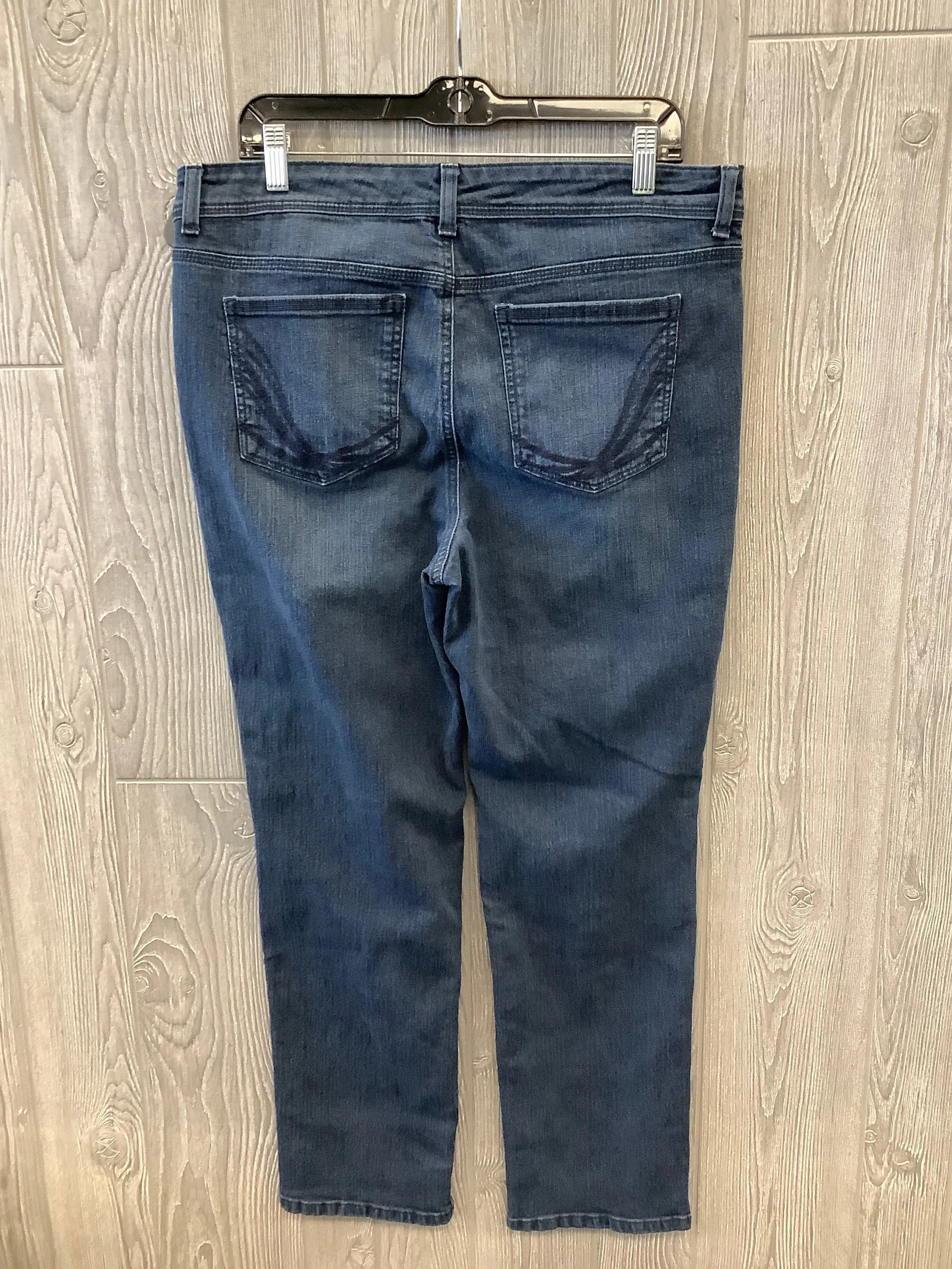 Blue Denim Jeans Straight Style And Co Collection Women, Size 14