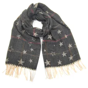 Boilleau - Multi Stars Thick Scarf