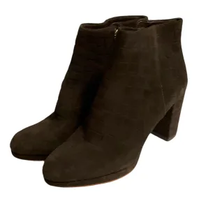 Boots Mid-calf Heels By Vince Camuto In Brown, Size: 6.5