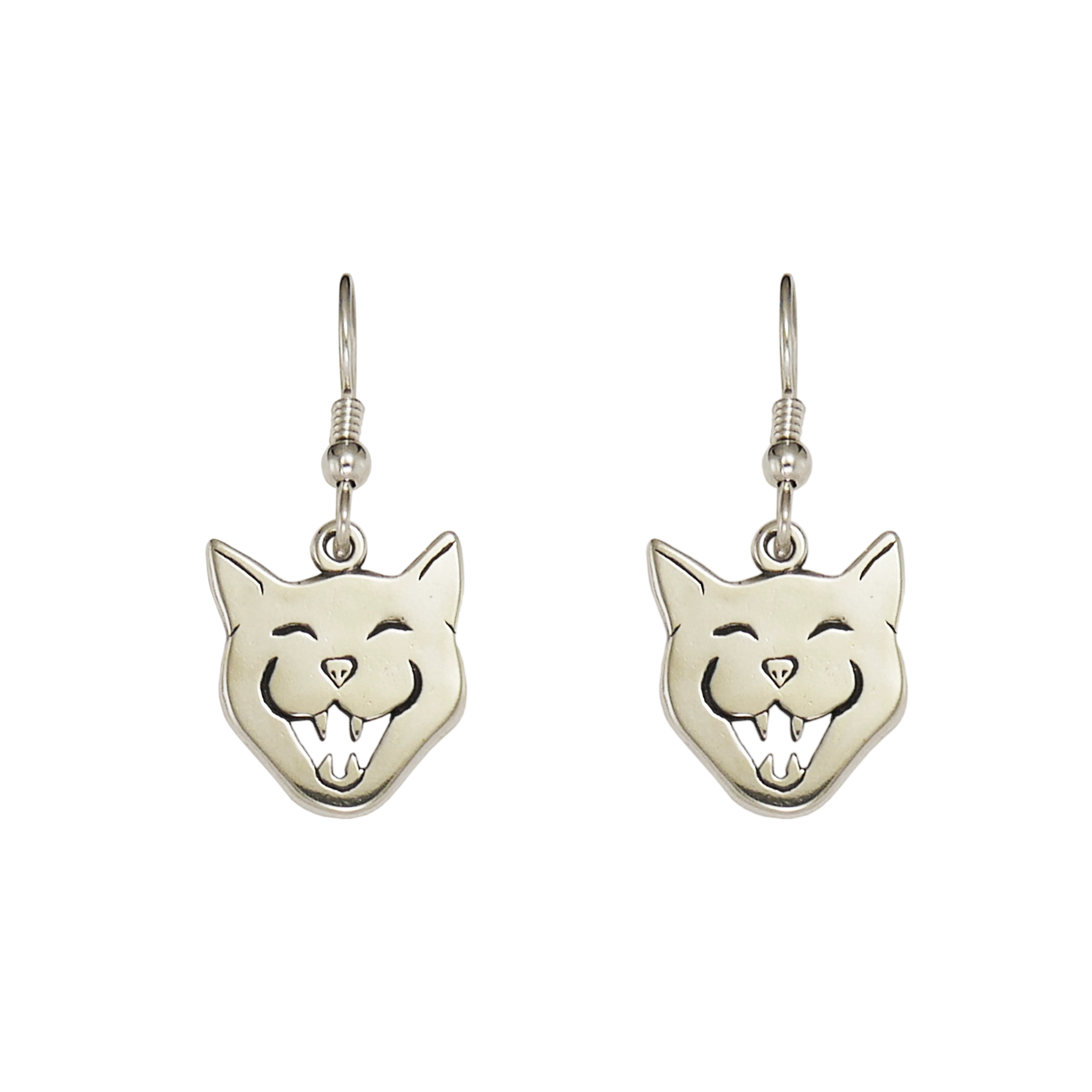 Cackling Cat Earrings