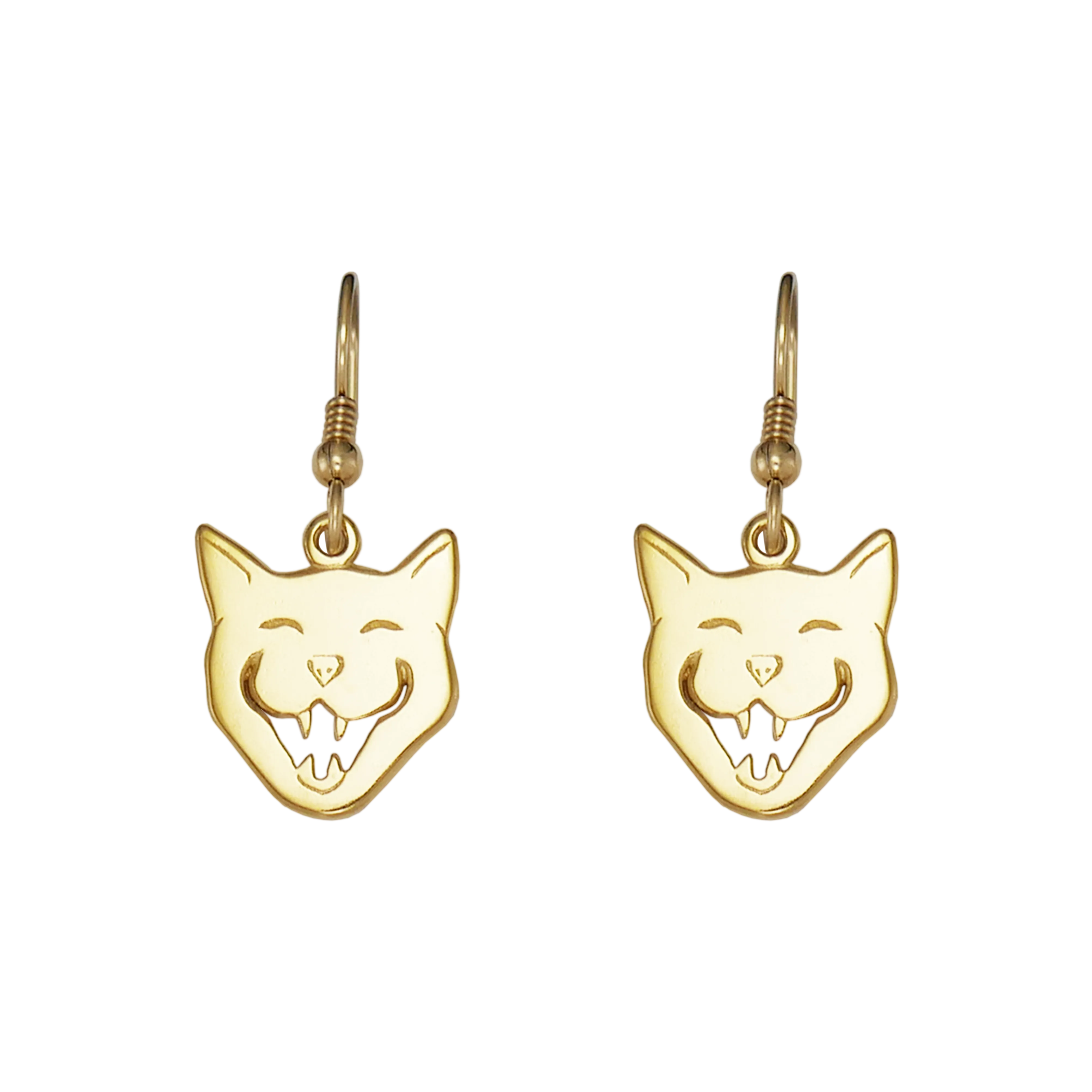 Cackling Cat Earrings