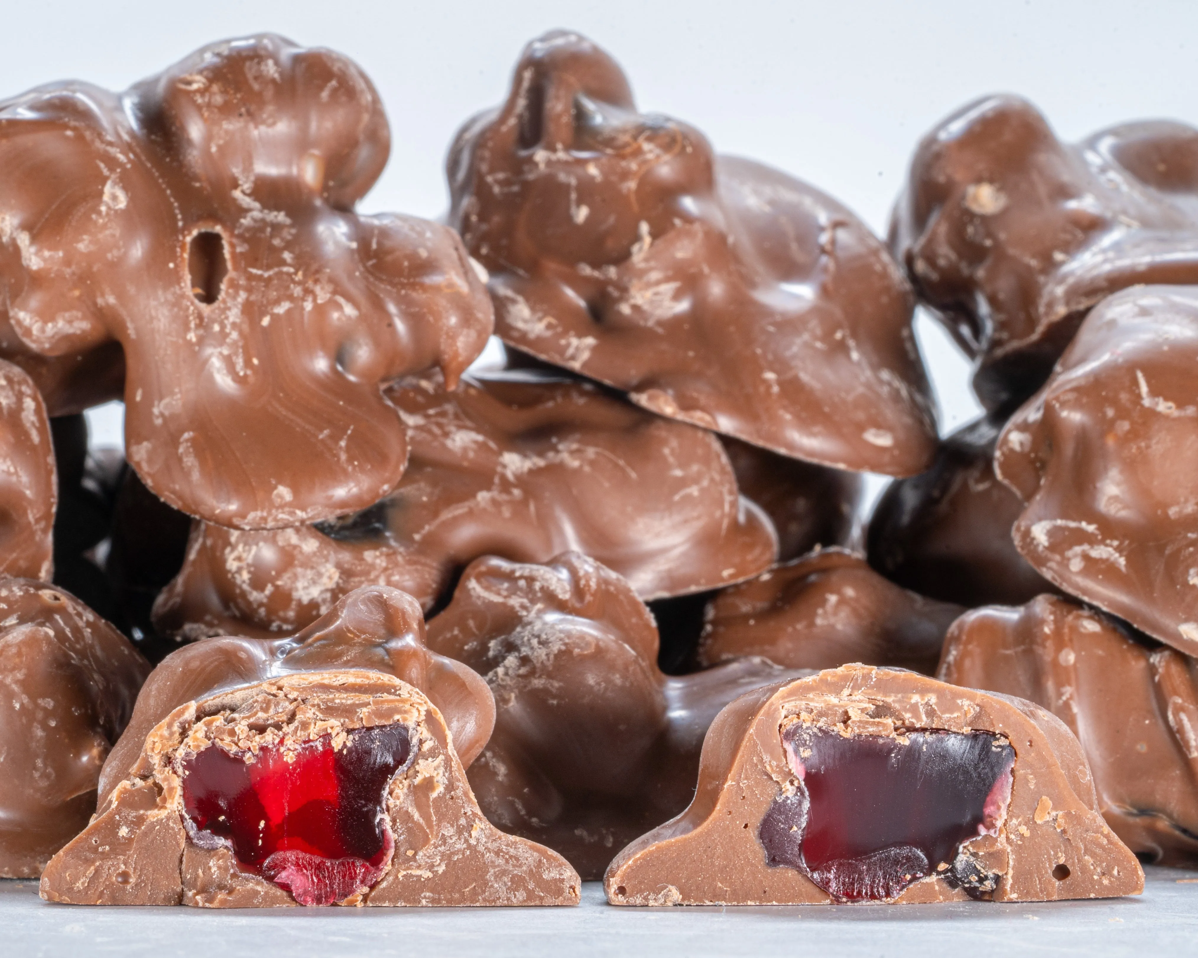 Chocolate Gummy Bear Clusters