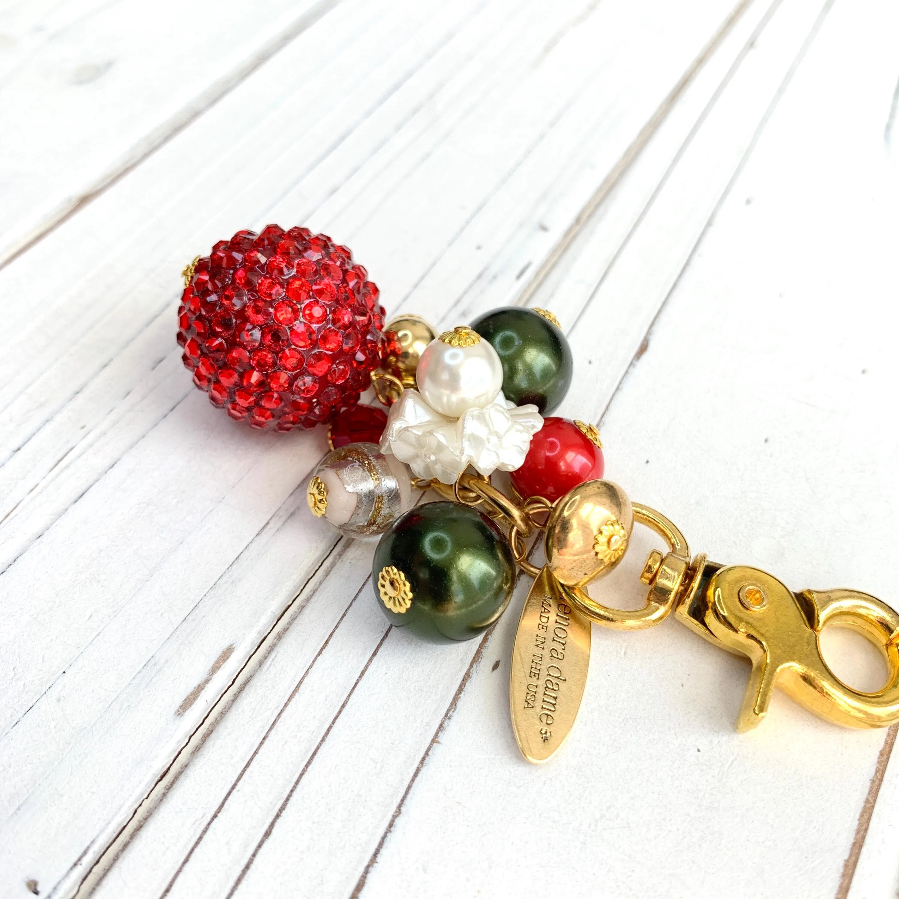 Christmas Bling Bag Charm