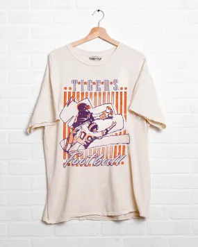 Clemson Tigers Beach Shade Off White Thrifted Tee