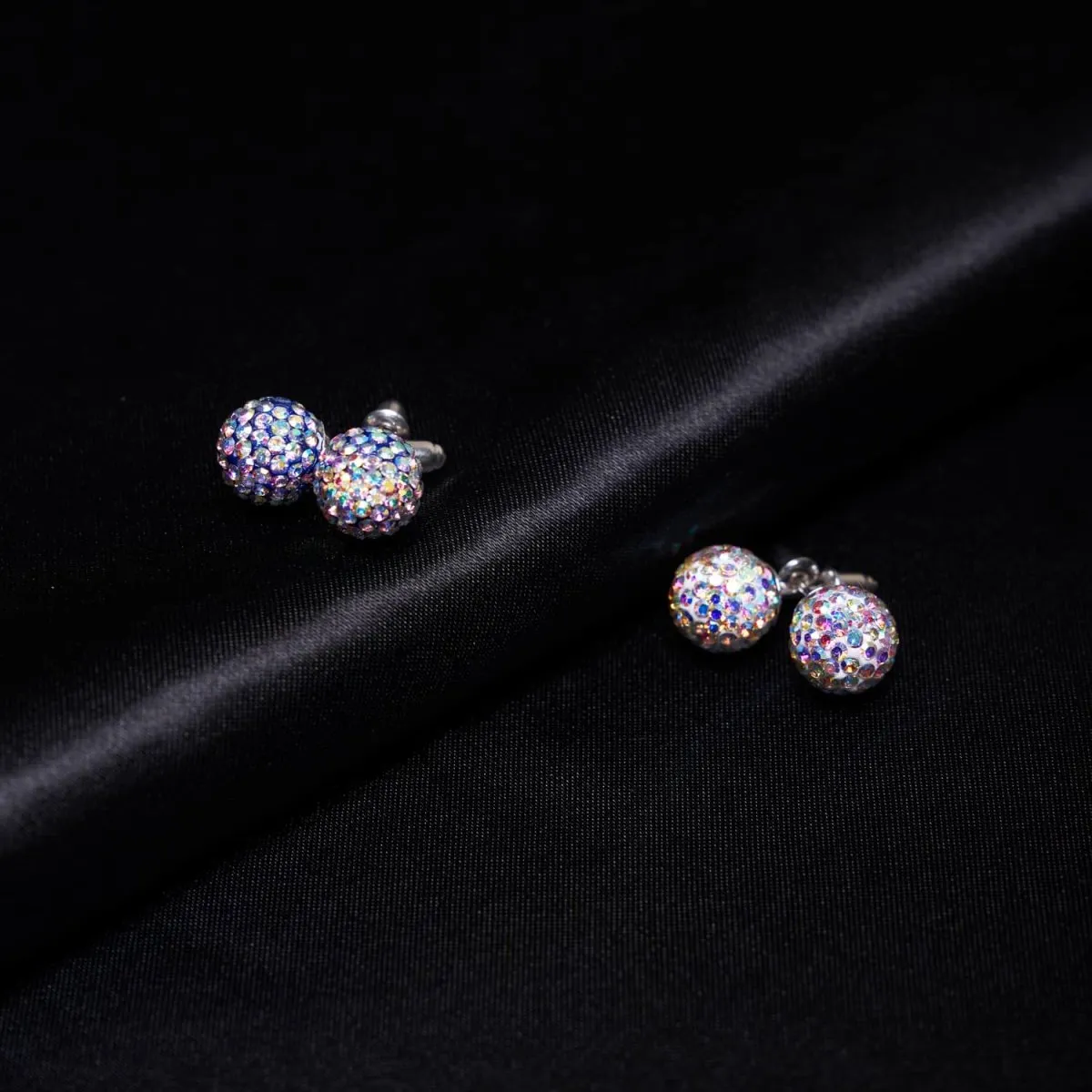 Confetti Crystal | .925 Sterling Silver | Kikiballa Earrings