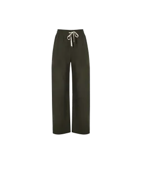 CORVETTE TROUSER PETITE DARK GREEN