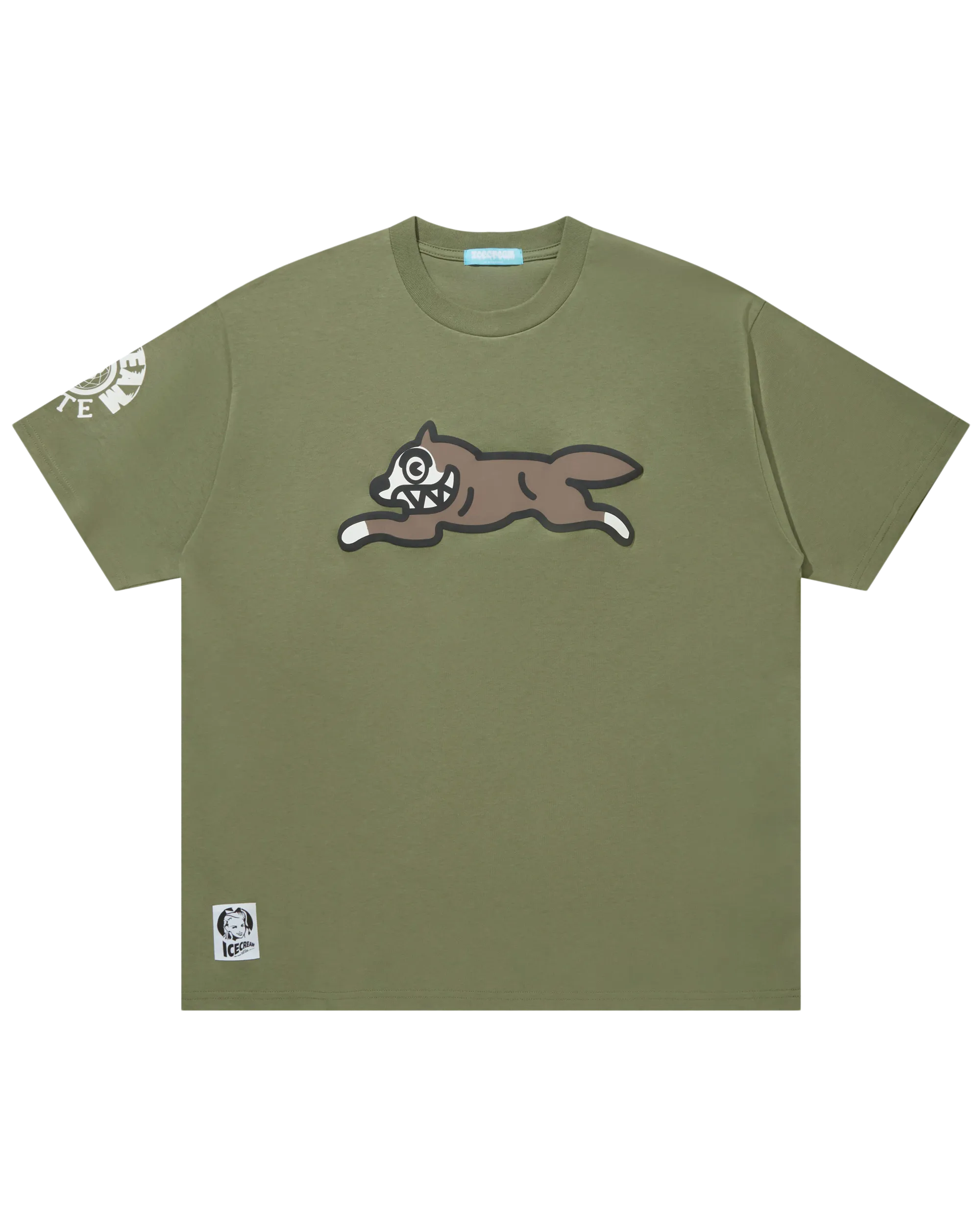 Cotton T-Shirt Running Dog