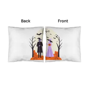 Couples Halloween Pillow