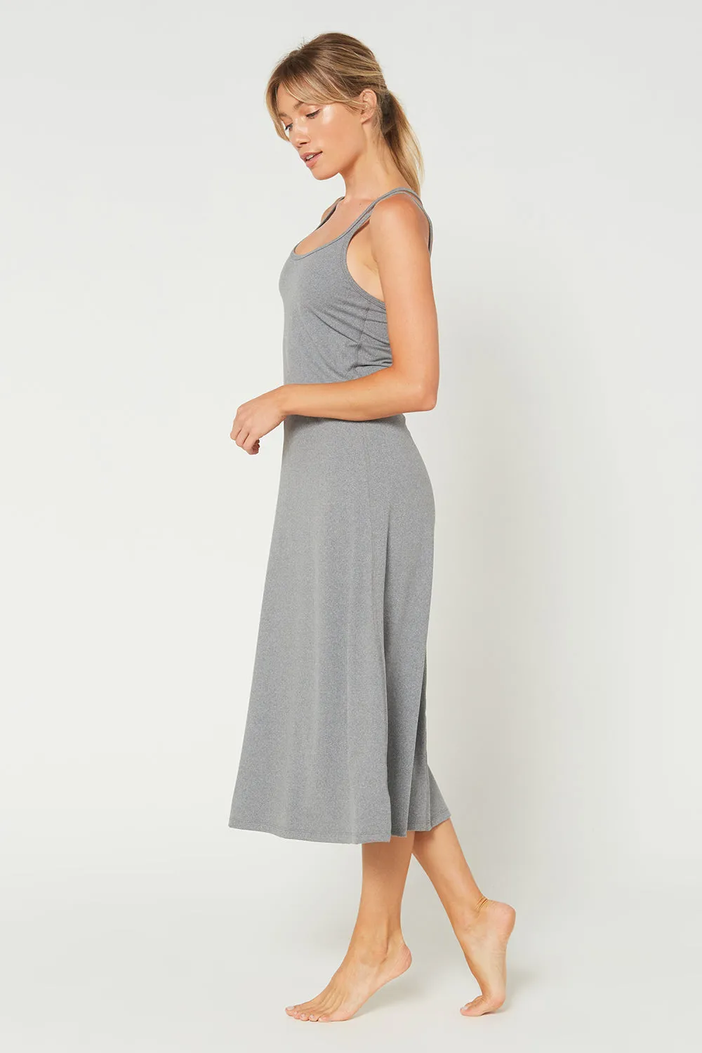 Cross Back Strap Maxi Dress