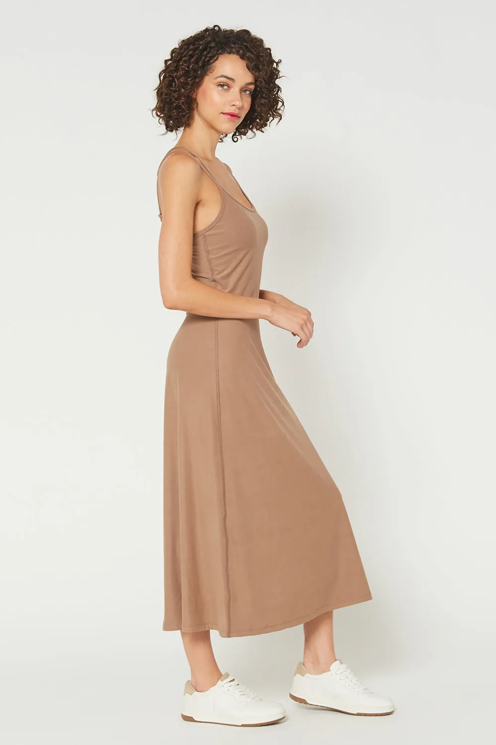 Cross Back Strap Maxi Dress