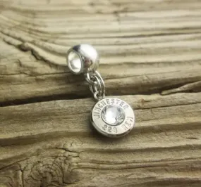 Custom Sliding European Bracelet Bullet Charm