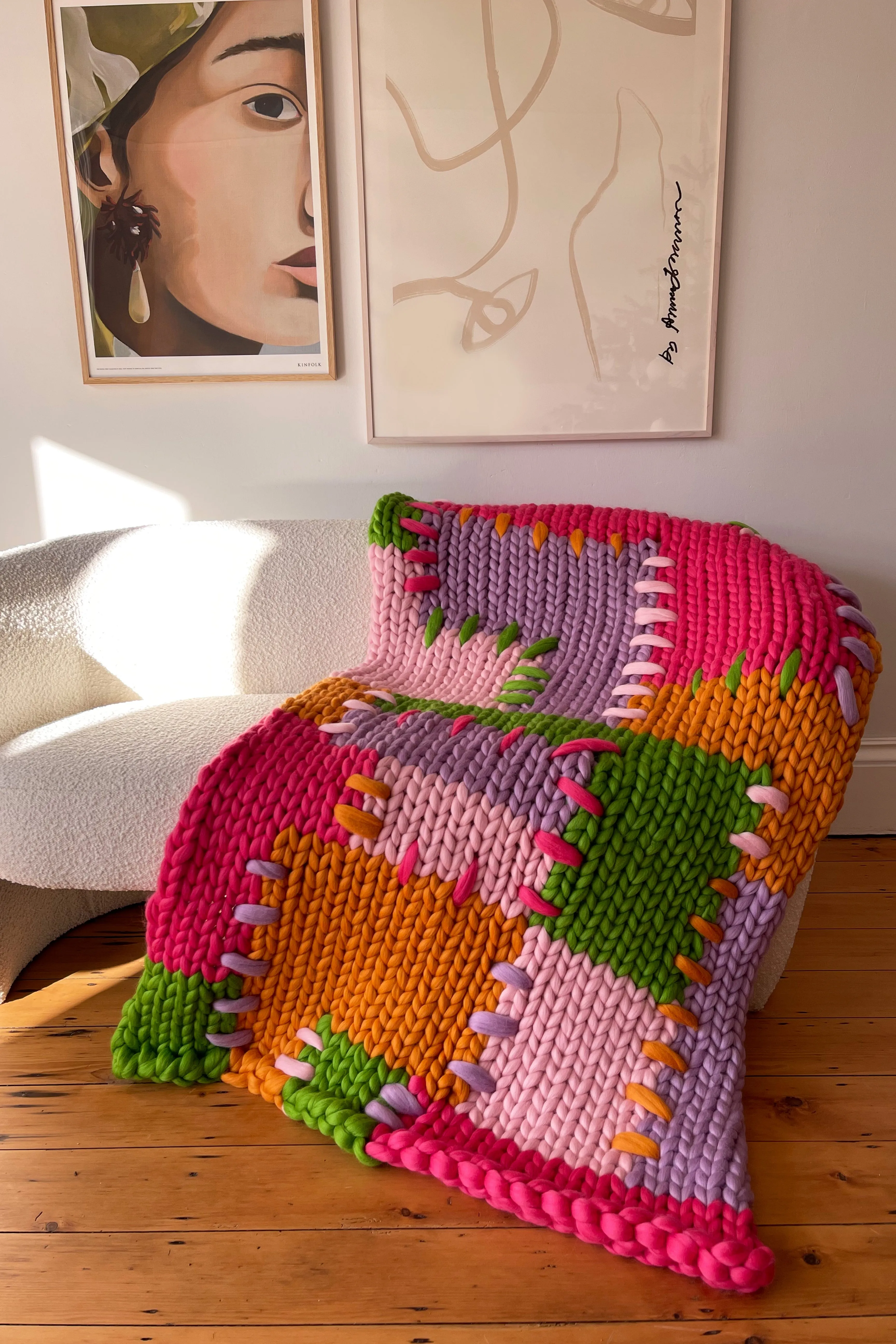 Dahlia Colossal Knit Blanket