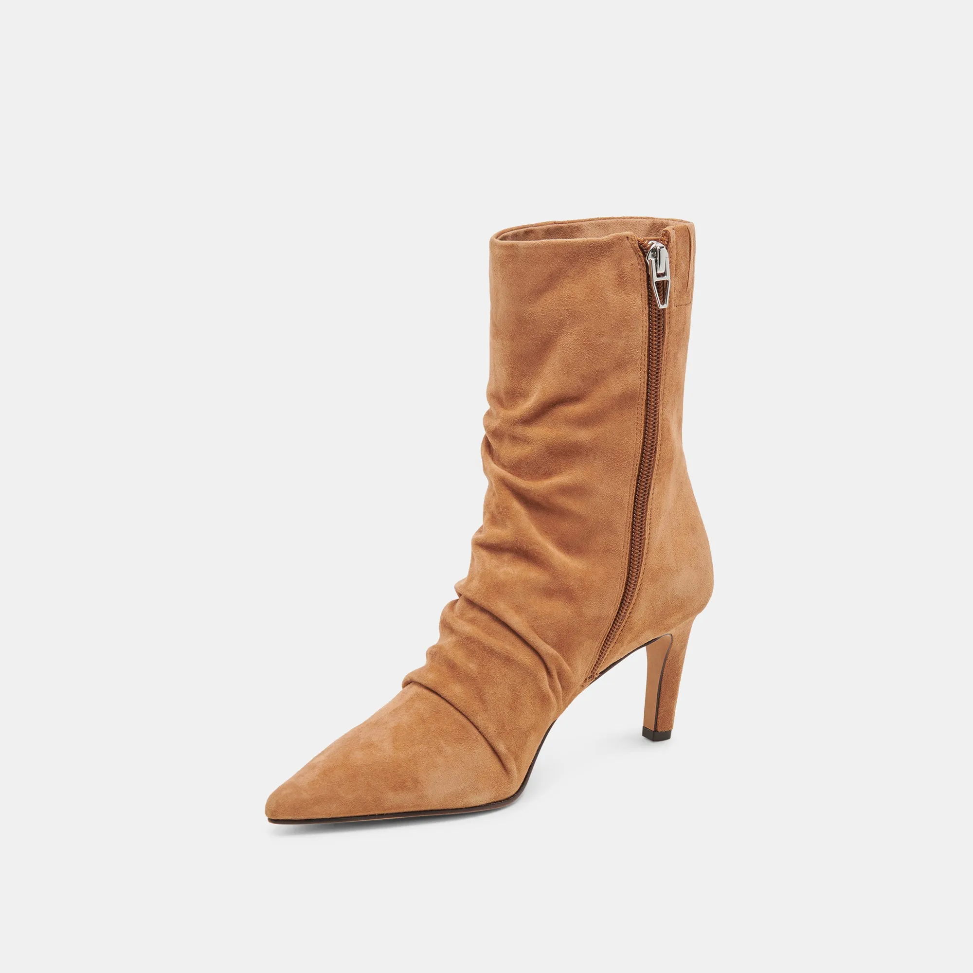 FERNLY WIDE CALF BOOTS PECAN SUEDE