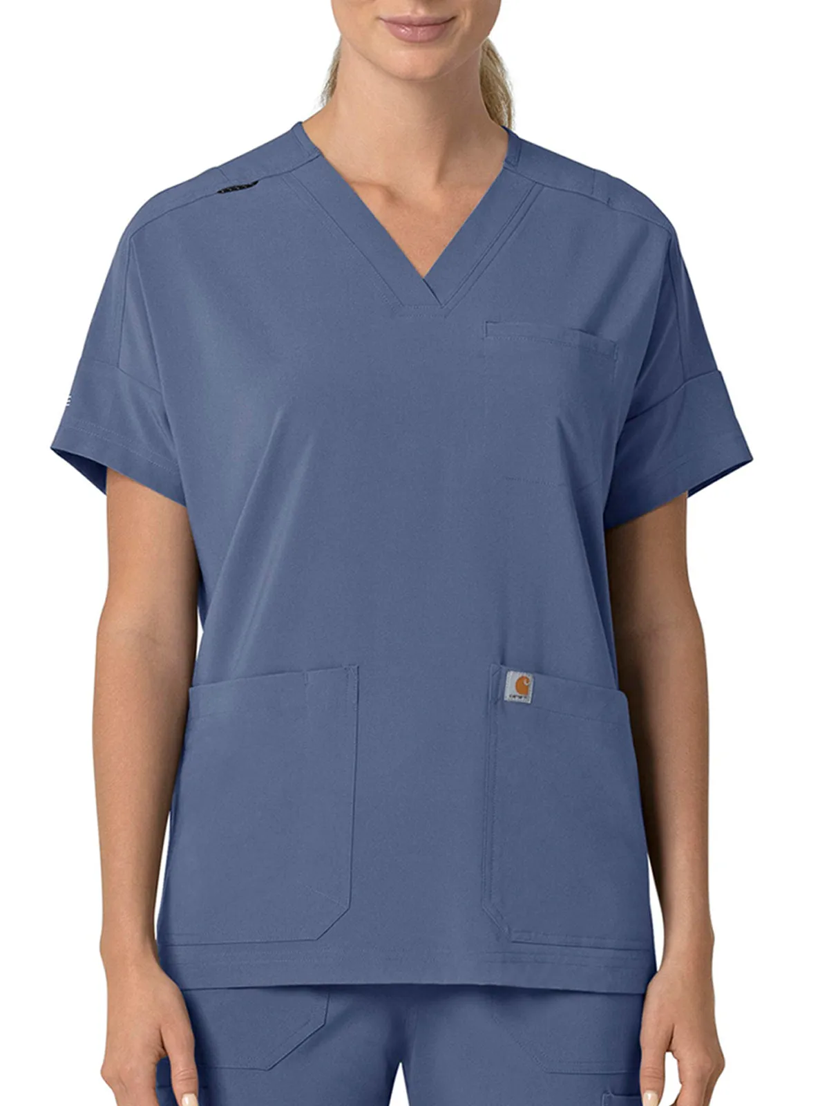 Force Cross-Flex - Women's Oversized V-Neck Scrub Top