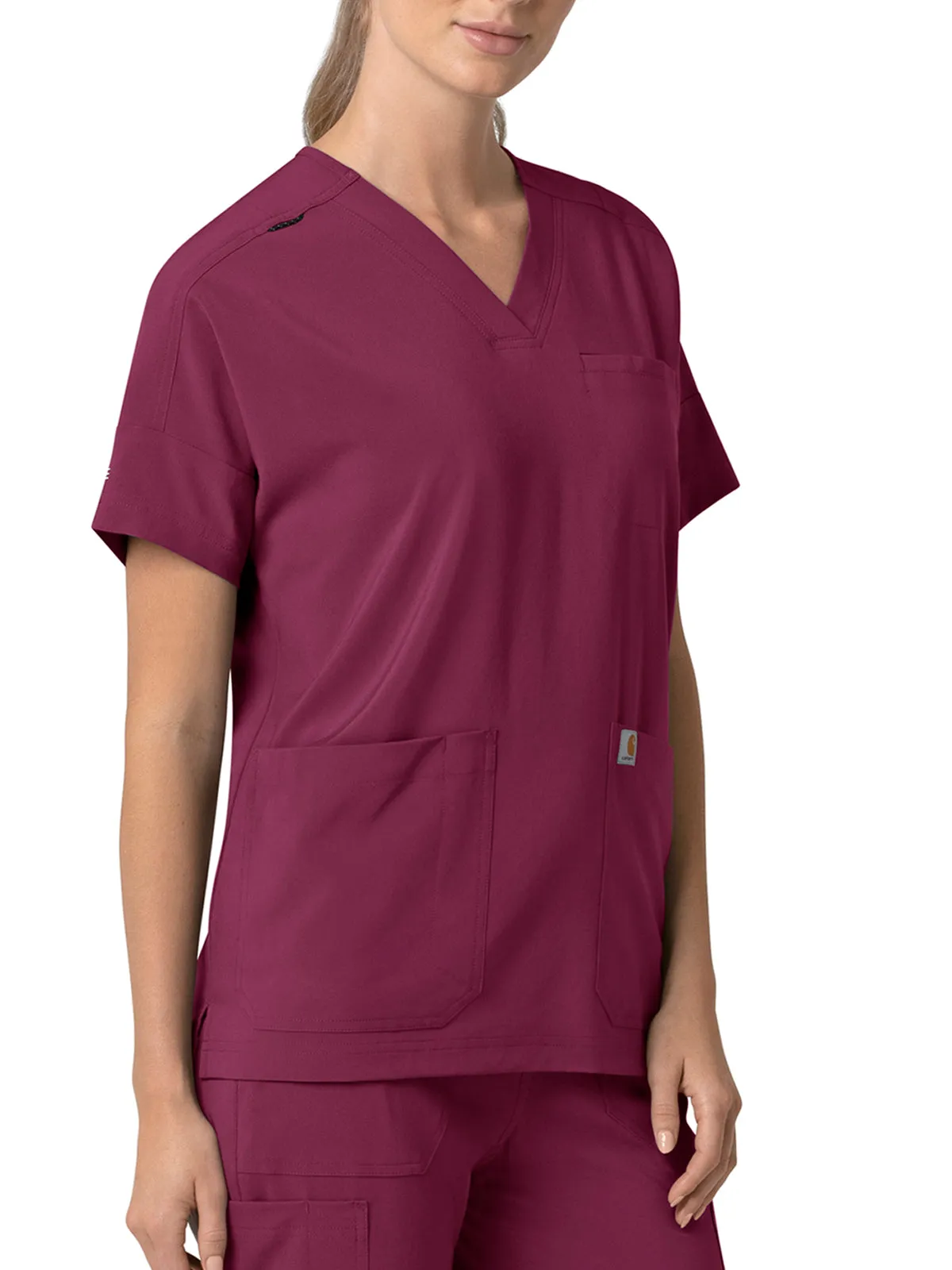 Force Cross-Flex - Women's Oversized V-Neck Scrub Top