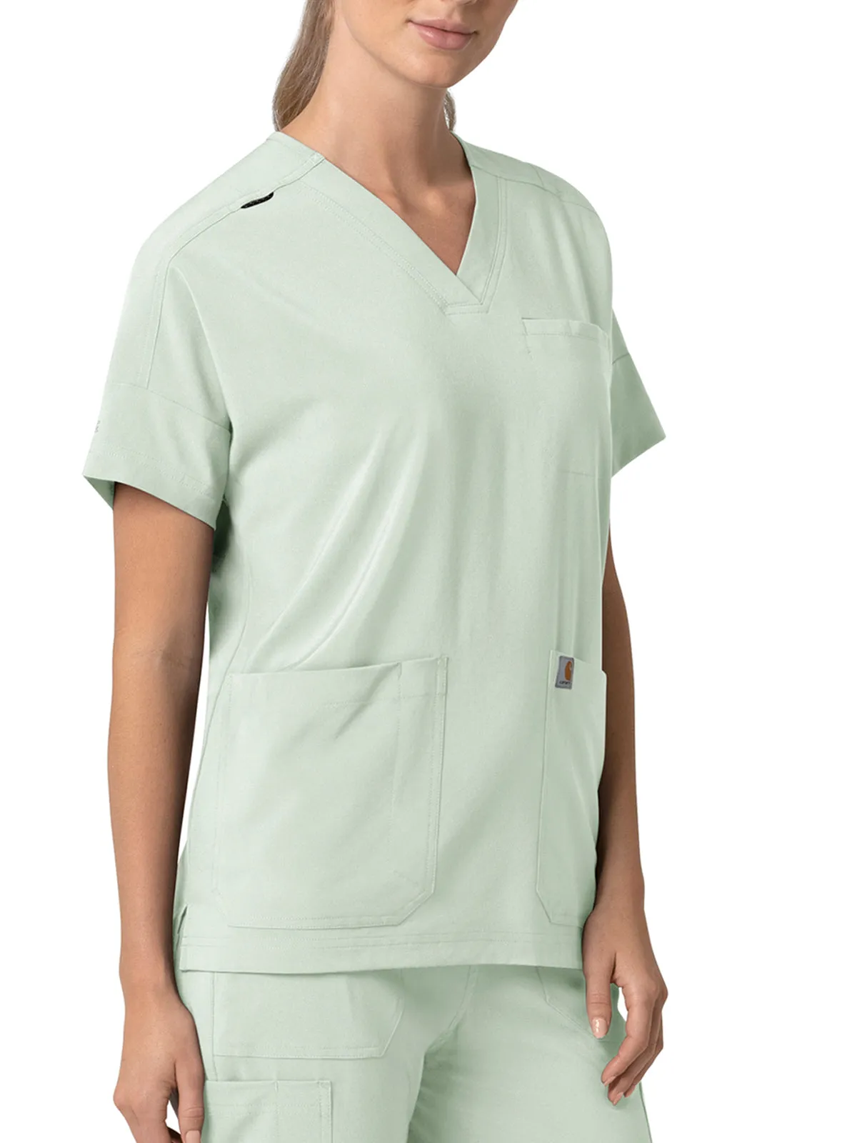 Force Cross-Flex - Women's Oversized V-Neck Scrub Top