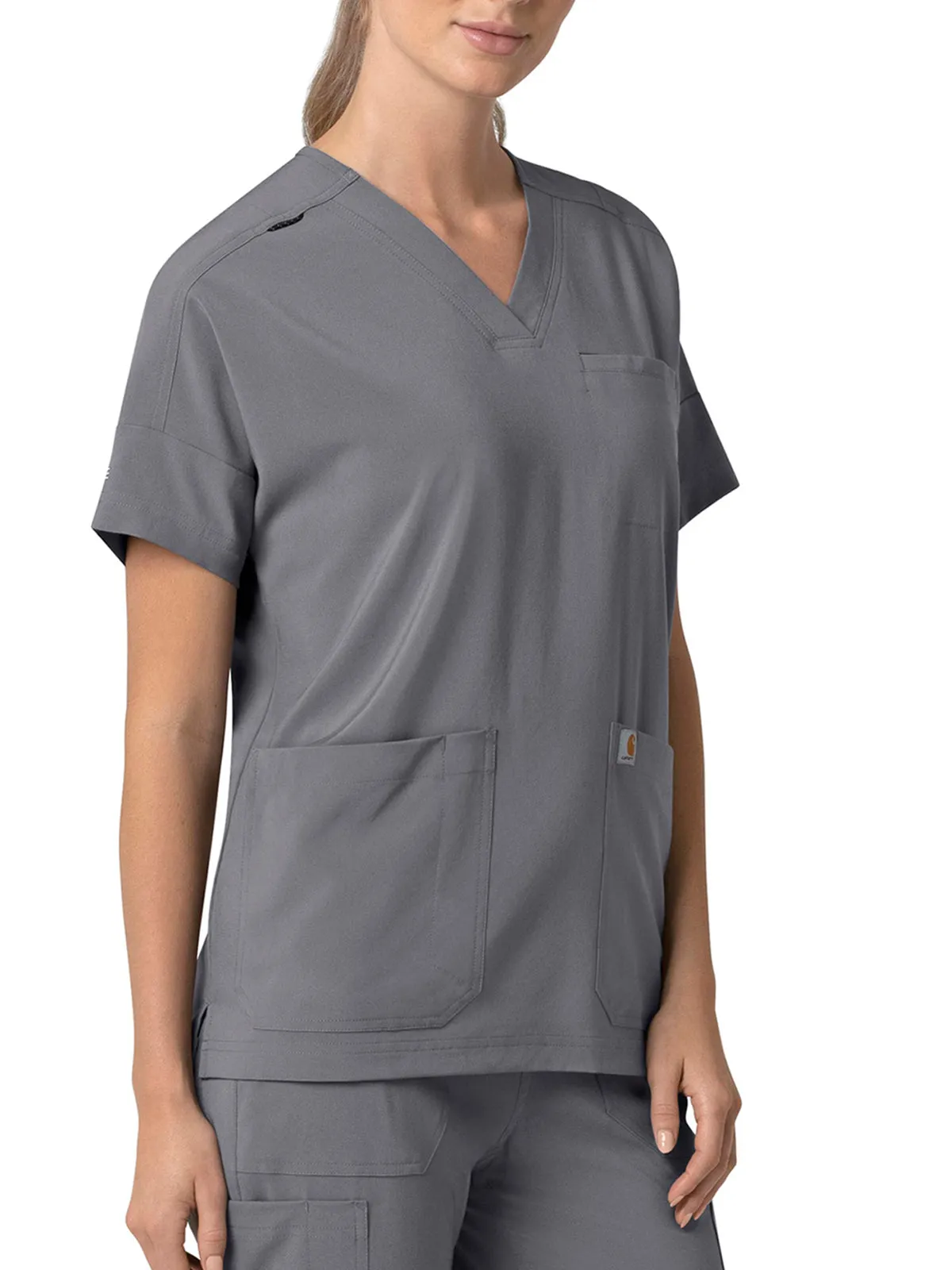 Force Cross-Flex - Women's Oversized V-Neck Scrub Top