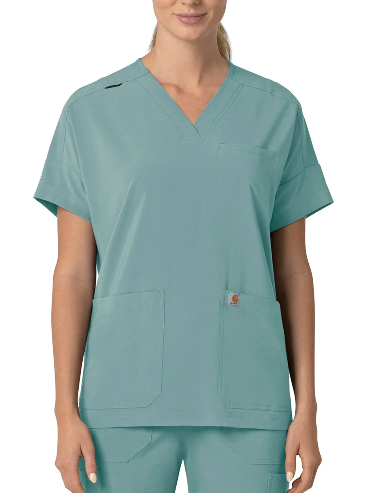 Force Cross-Flex - Women's Oversized V-Neck Scrub Top