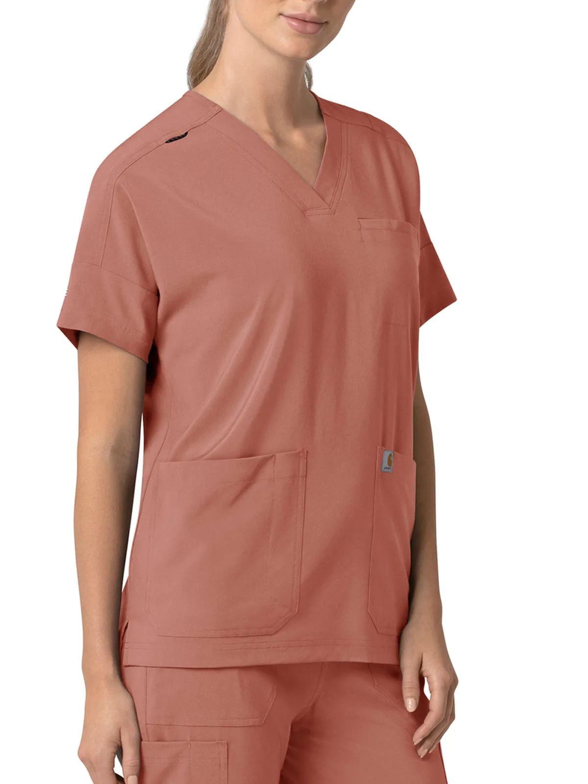 Force Cross-Flex - Women's Oversized V-Neck Scrub Top