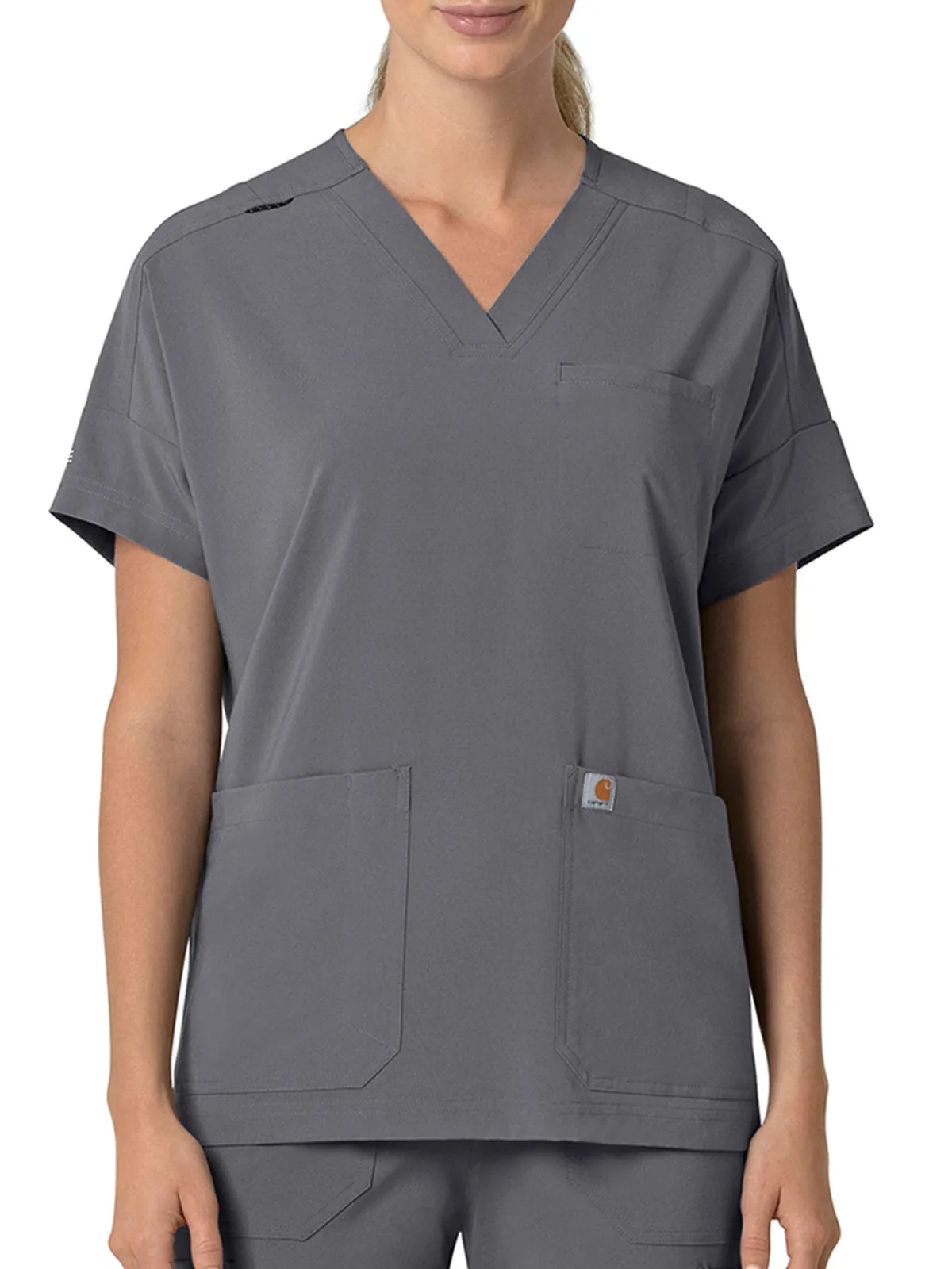 Force Cross-Flex - Women's Oversized V-Neck Scrub Top