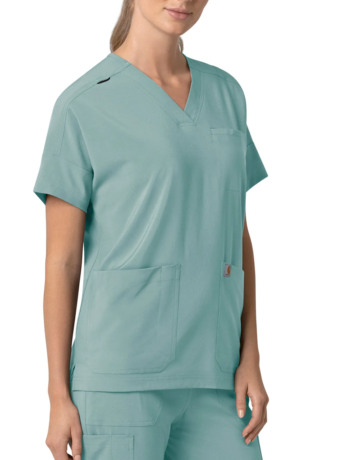 Force Cross-Flex - Women's Oversized V-Neck Scrub Top