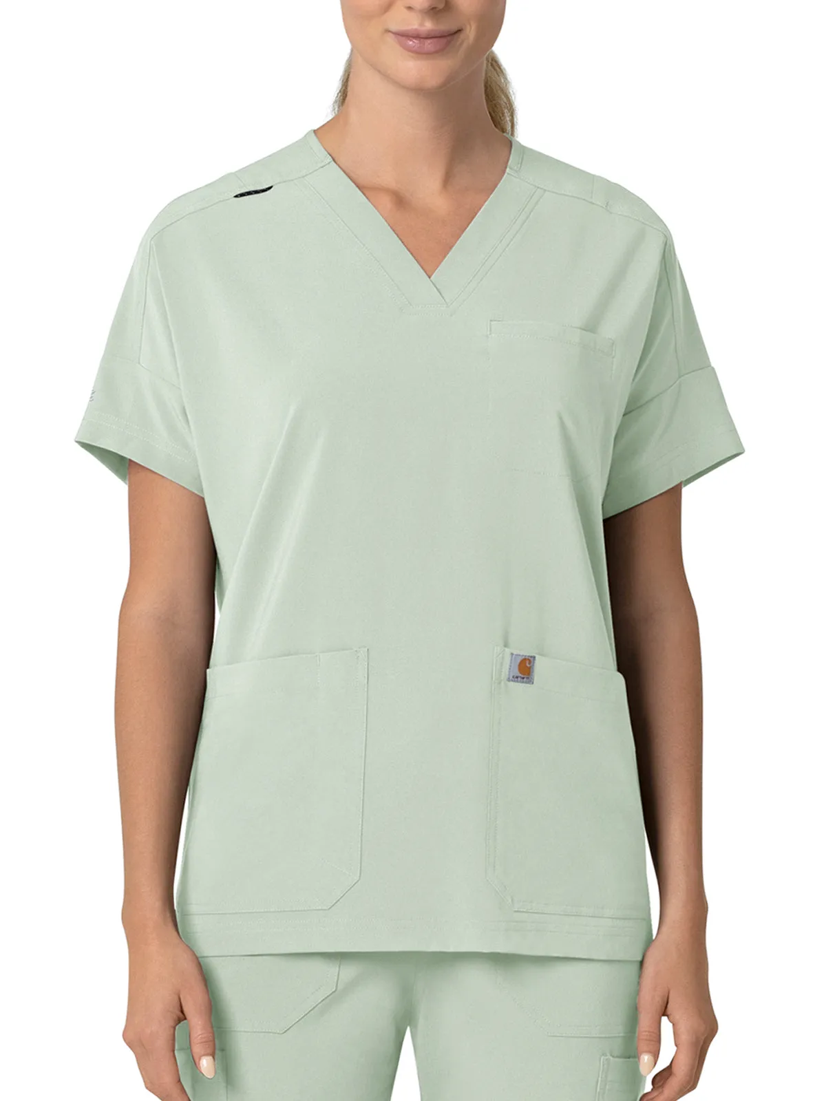 Force Cross-Flex - Women's Oversized V-Neck Scrub Top