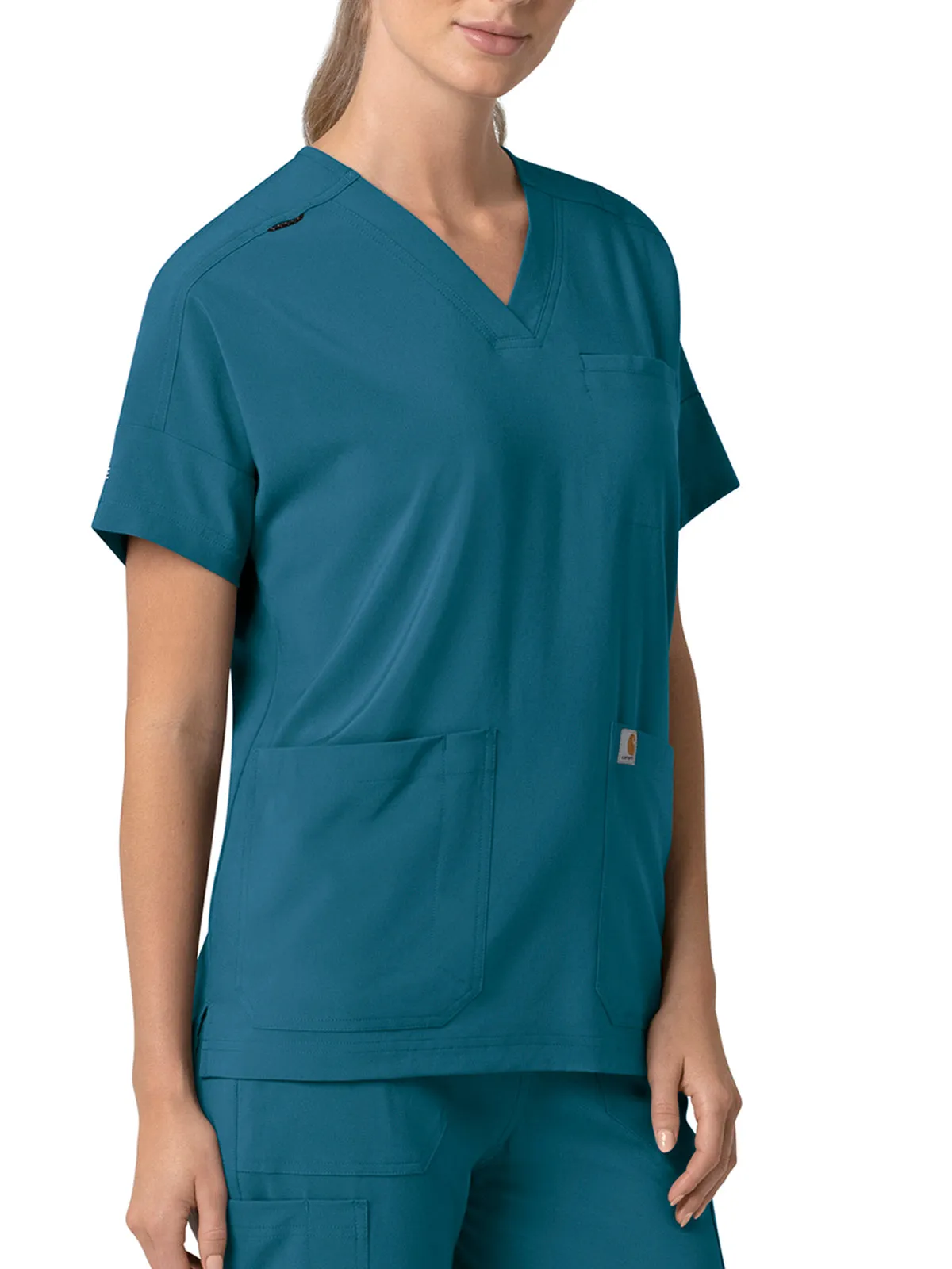 Force Cross-Flex - Women's Oversized V-Neck Scrub Top