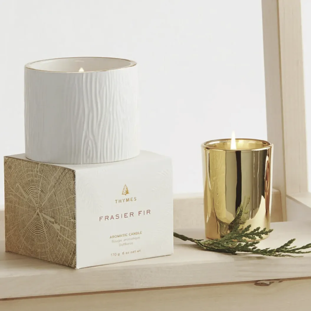 Frasier Fir Gold Votive