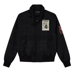 Fred Perry x Raf Simons Collar Strap Harrington Jacket Black