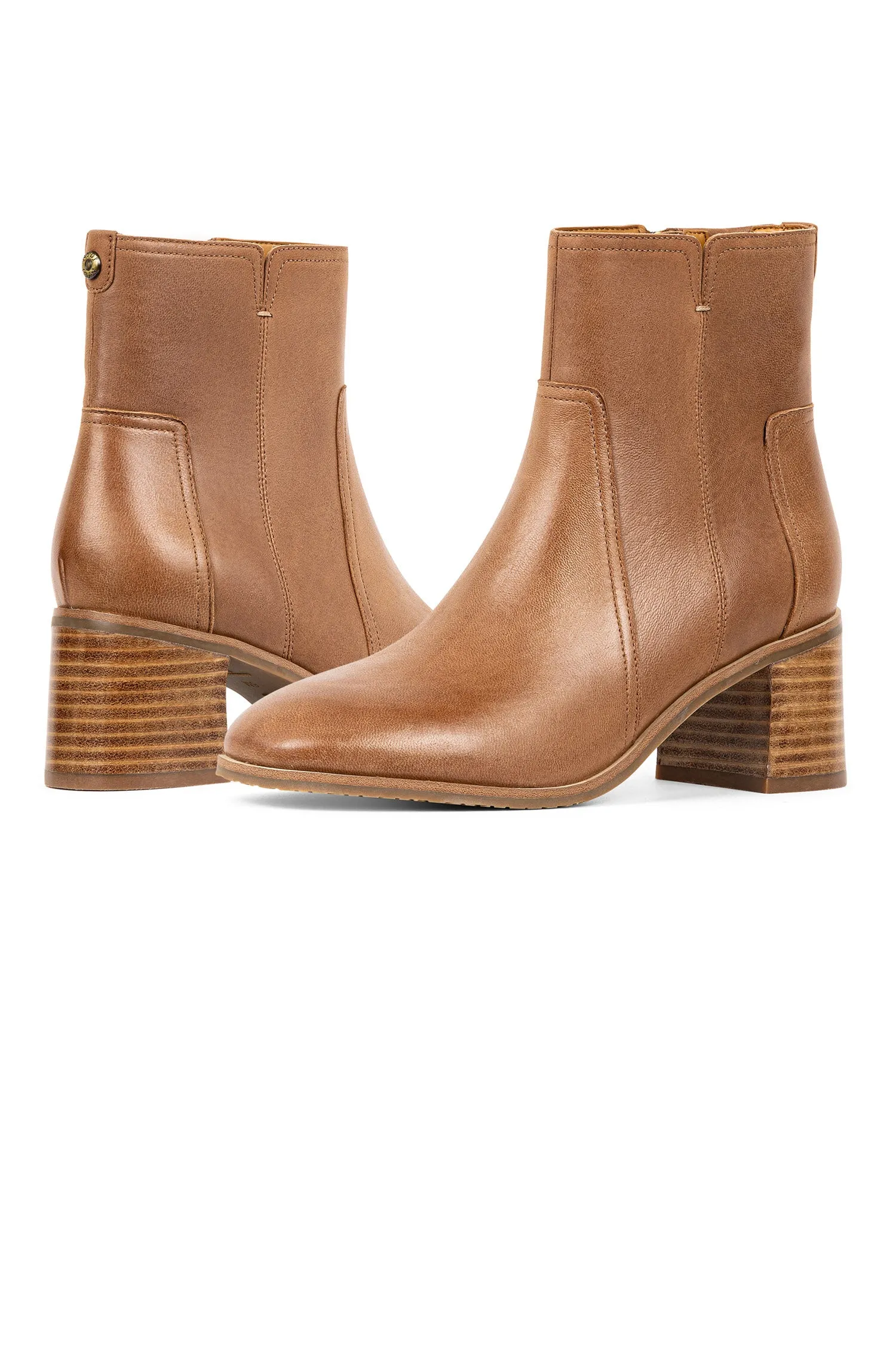 Gem Booties - Cognac