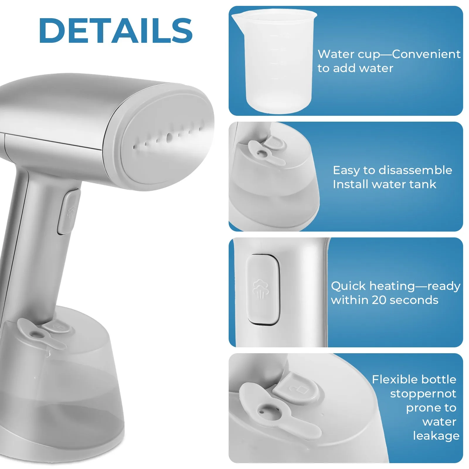 Handheld Garment Steamer for Clothes