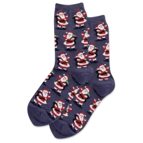 HOTSOX Women's Santa with Presents Crew Socks